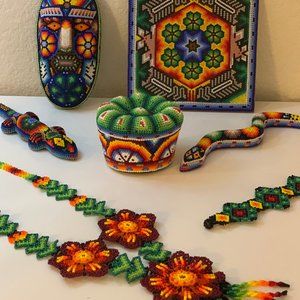 Handmade Huichol Jewelry and Decoration items